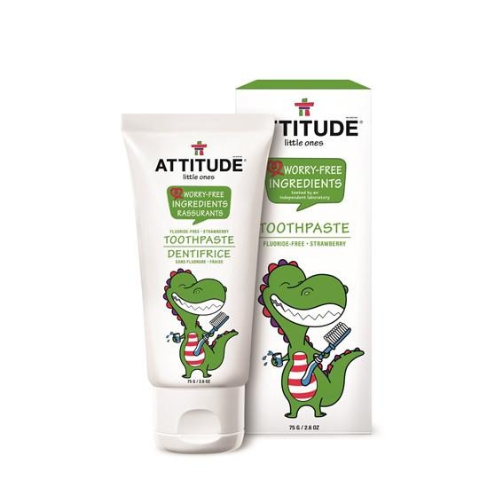 Attitude Fluoride-Free Toothpaste - Strawberry - fifibaby
