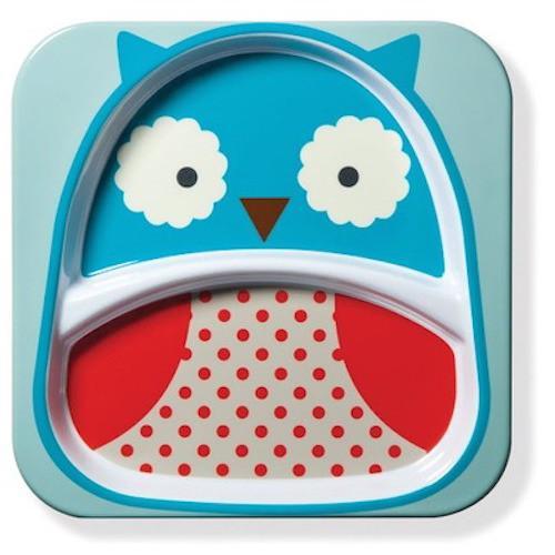 Skip Hop Zoo Tableware Plates - Owl - fifibaby