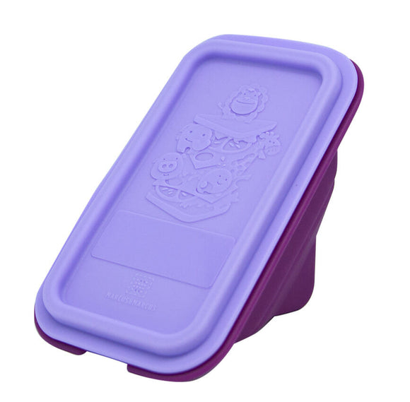 Marcus & Marcus Collapsible Sandwich Wedge Container - Purple