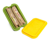 Marcus & Marcus Collapsible Sandwich Wedge Container - Purple