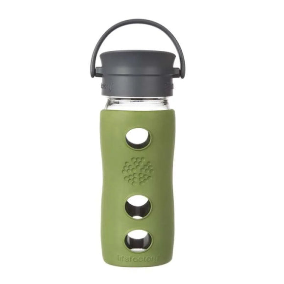 Lifefactory Hot Bev Glass Mug 12oz -  Sage