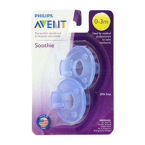 Philips AVENT 2 Pack Soothie 0-3M Pacifier - fifibaby