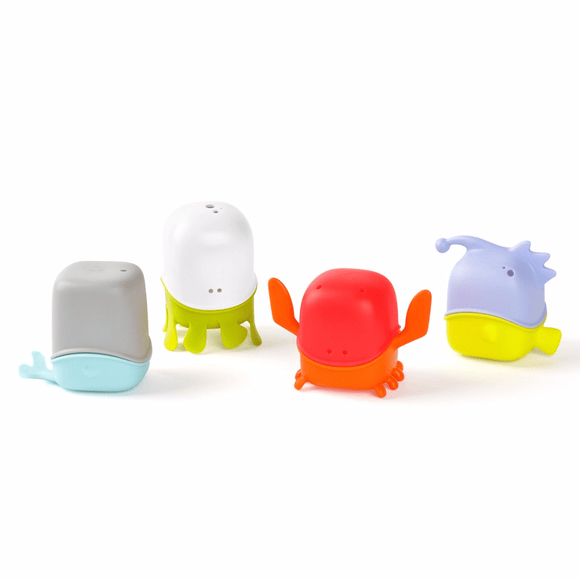 Boon CREATURES Interchangeable Bath Toy Cup Set - fifibaby