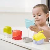 Boon CREATURES Interchangeable Bath Toy Cup Set - fifibaby