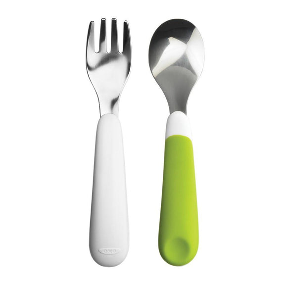 oxo tot Fork & Spoon Set - fifibaby