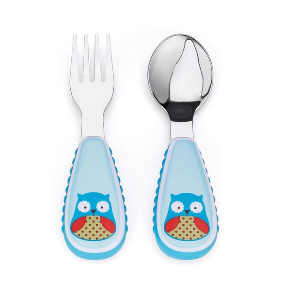 Skip Hop Zoo Collection Fork & Spoon - fifibaby