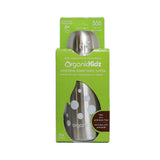 OrganicKidz Stainless Steel Wide Mouth 6M+ Baby Bottle Fast Flow 9oz